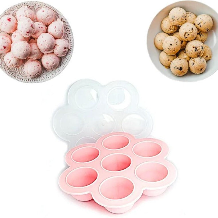 Keto/Low Carb Pink with Lid Mold Set