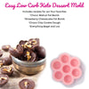 Keto/Low Carb Pink with Lid Mold Set