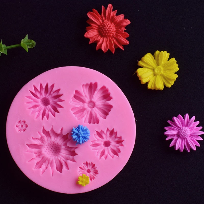 New 3D Flower Silicone Mold Cocoa Bomb Shop